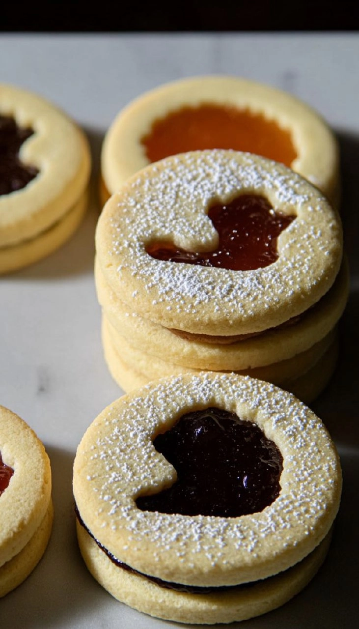 Easter Sandwich Cookies with Jam Centers