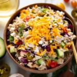 Buffalo-Ranch-Turkey-Crispy-Rice-Salad-Recipe