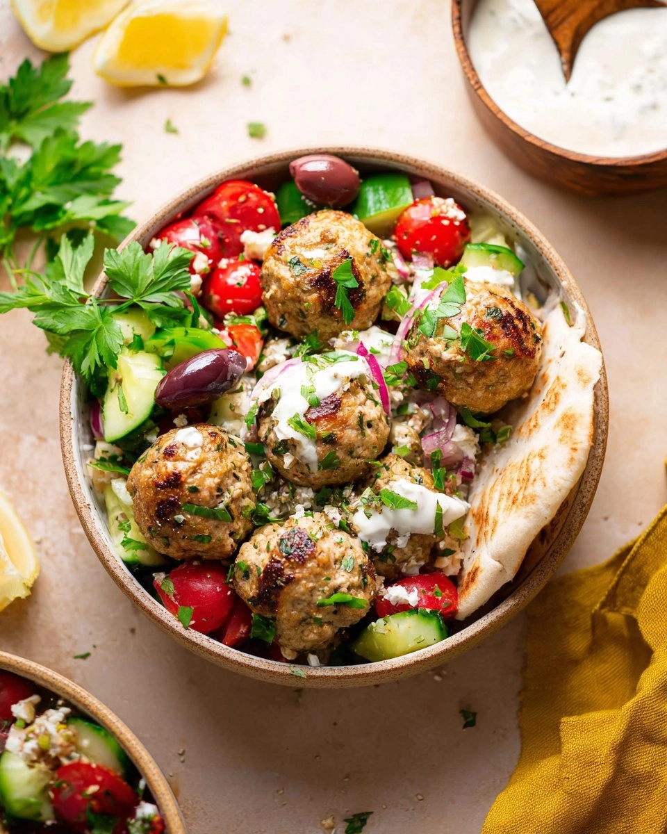 Greek Turkey Meatballs