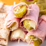 Ham-And-Pickle-Roll-Ups-Recipe