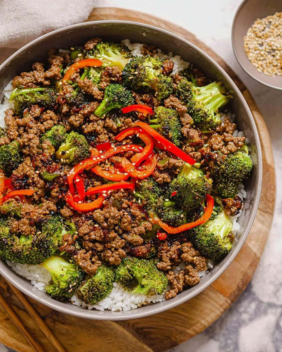 Healthy Mongolian Ground Beef Bowls 108 Healthy Mongolian Ground Beef Bowls