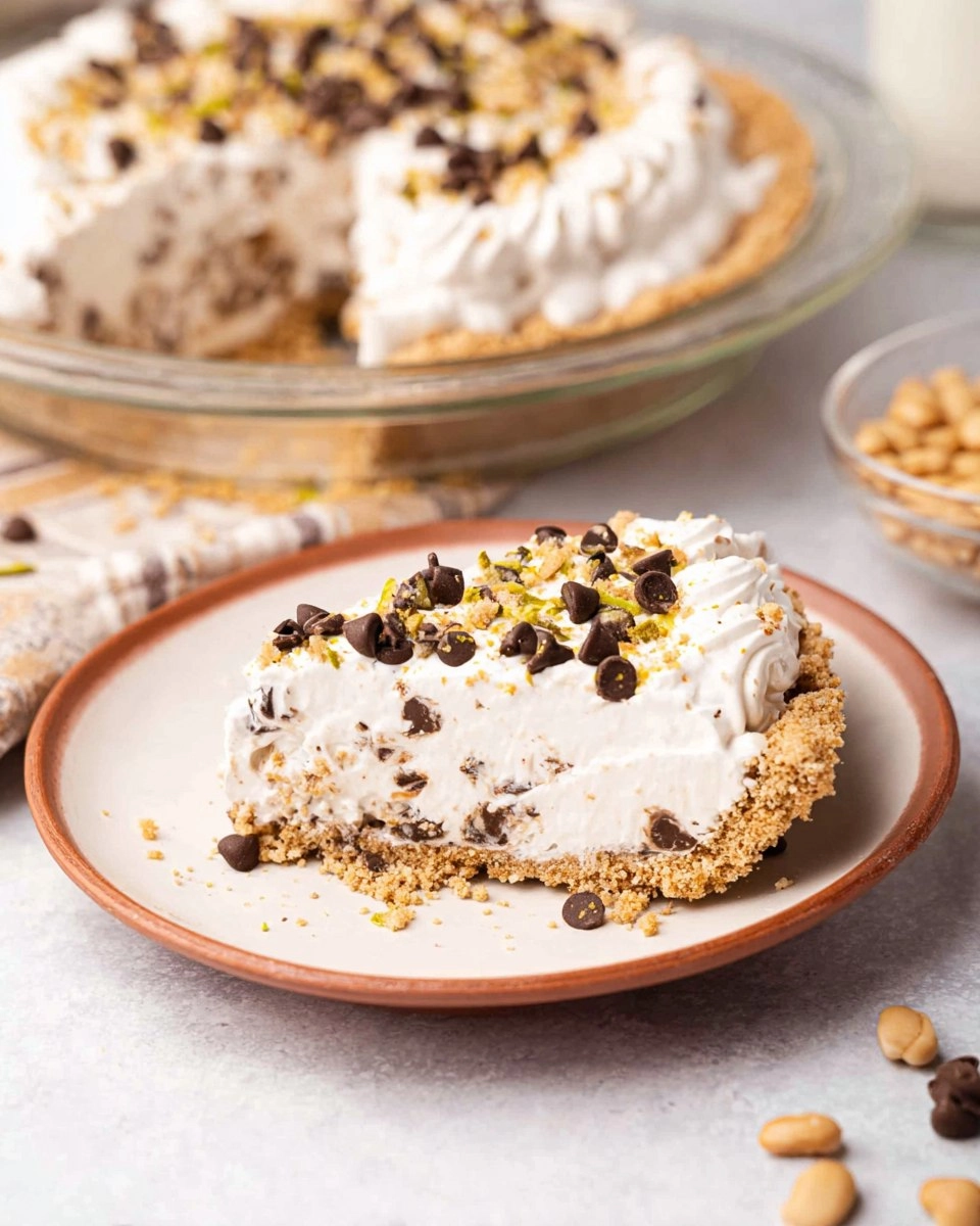 No Bake Cannoli Pie – Italian Dessert with Ricotta and Chocolate Chips