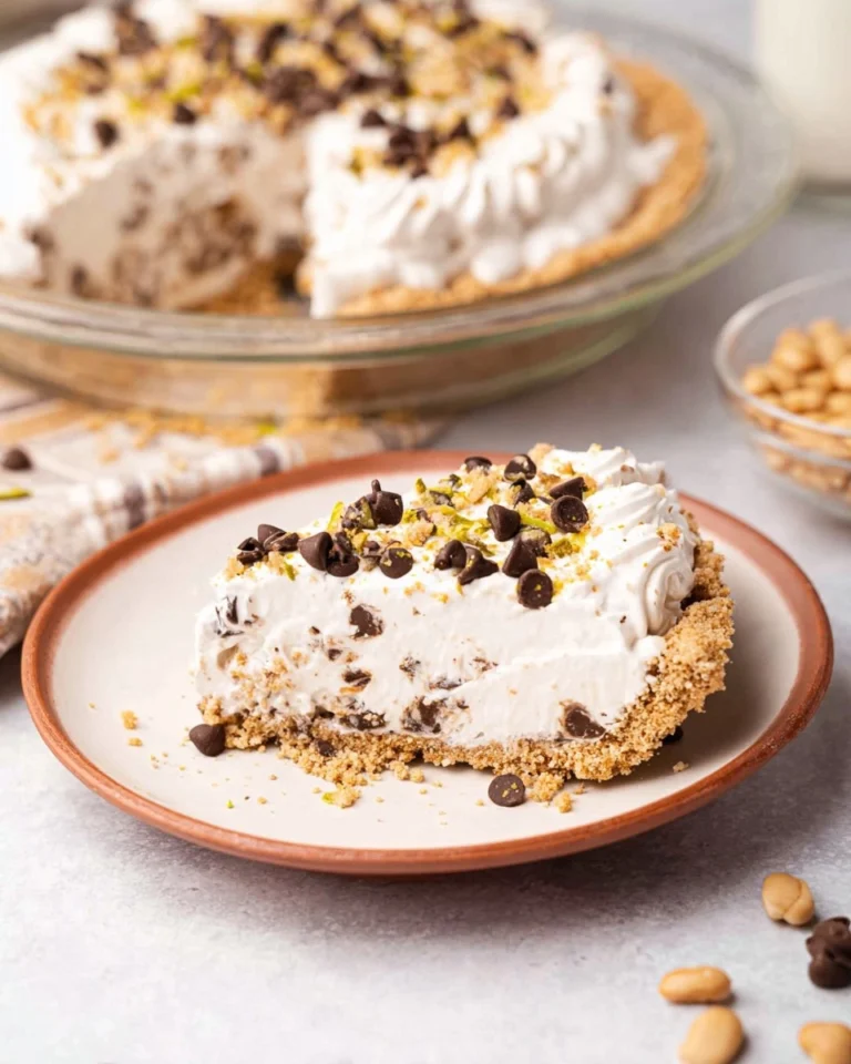 No-Bake-Cannoli-Pie-–-Italian-Dessert-with-Ricotta-and-Chocolate-Chips-Recipe