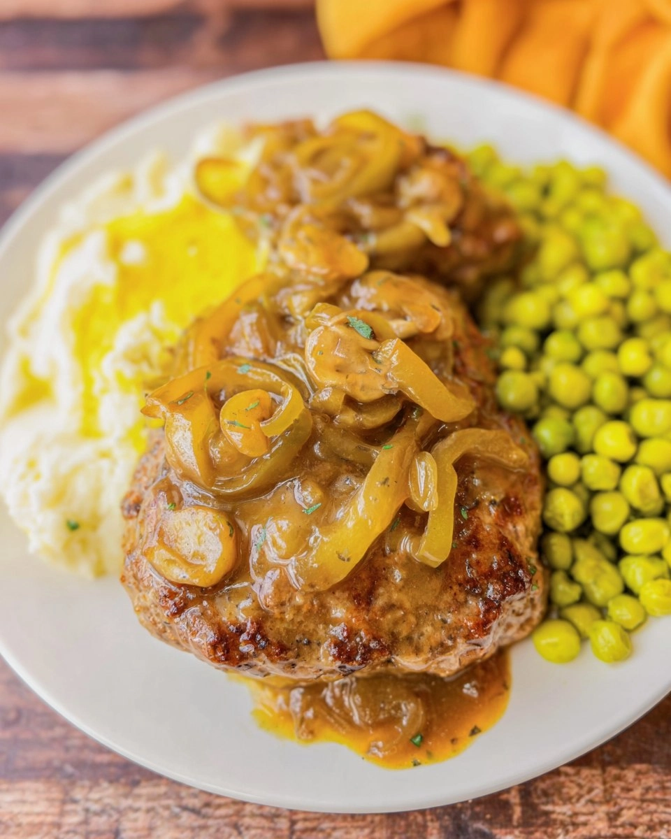 Slow Cooker Mississippi Salisbury Steak
