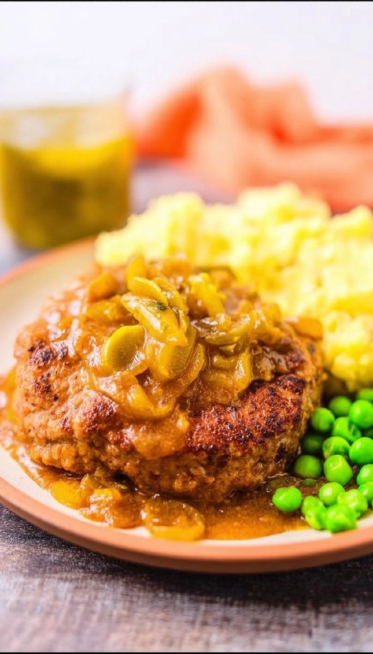 Slow Cooker Mississippi Salisbury Steak