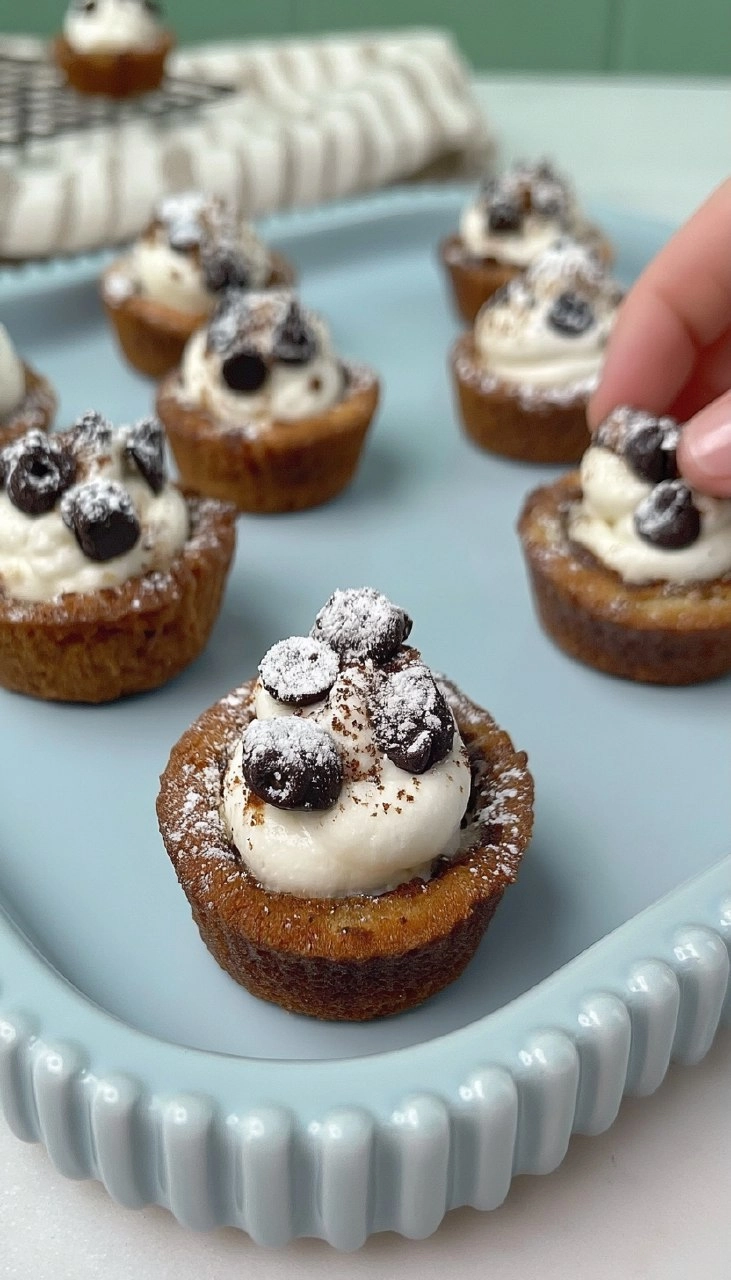 Cannoli Cookie Cups