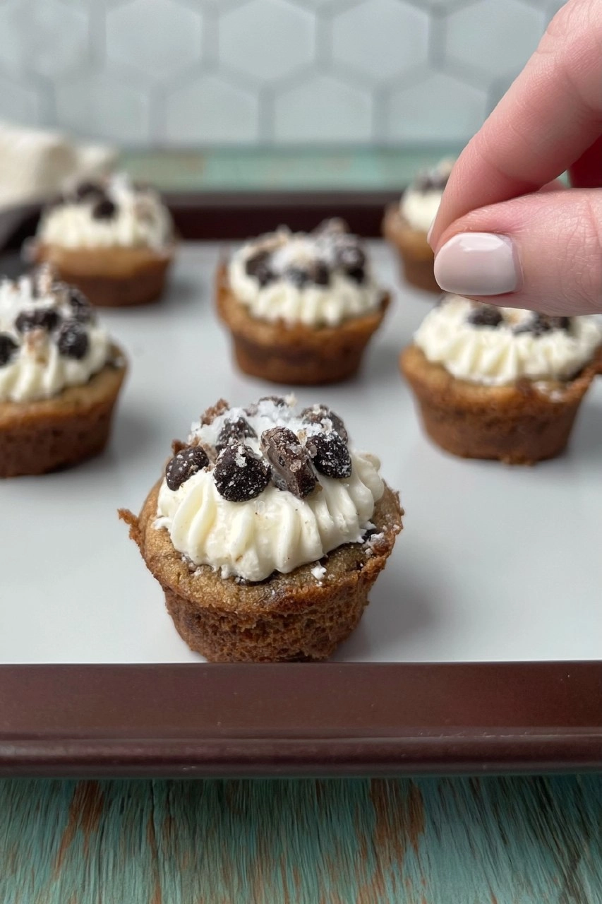 Cannoli Cookie Cups