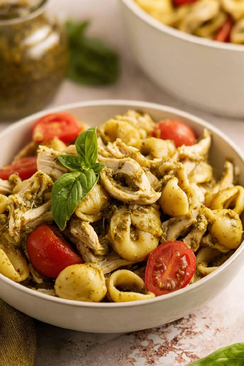 Chicken Pesto Pasta Salad