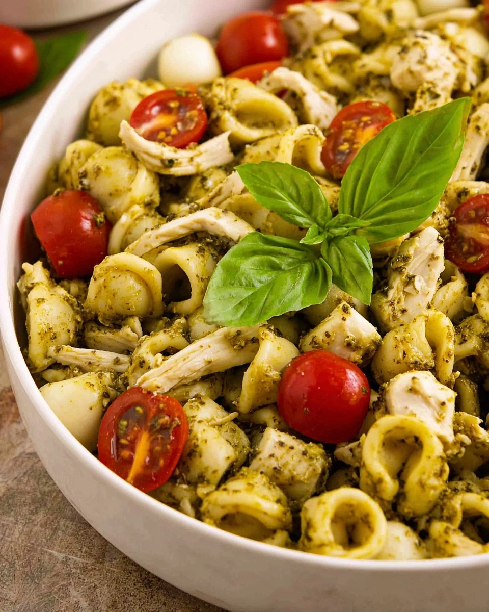 Chicken Pesto Pasta Salad