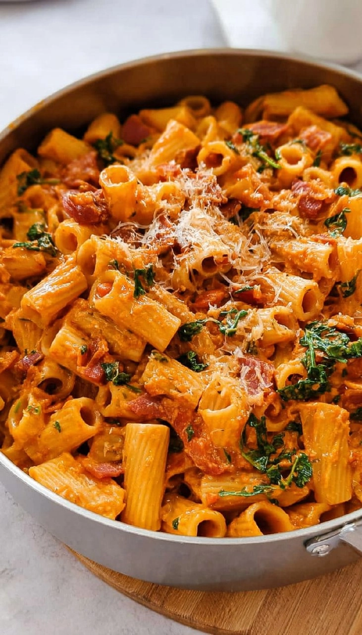 Creamy Bacon and Tomato Pasta 97 Creamy Bacon and Tomato Pasta