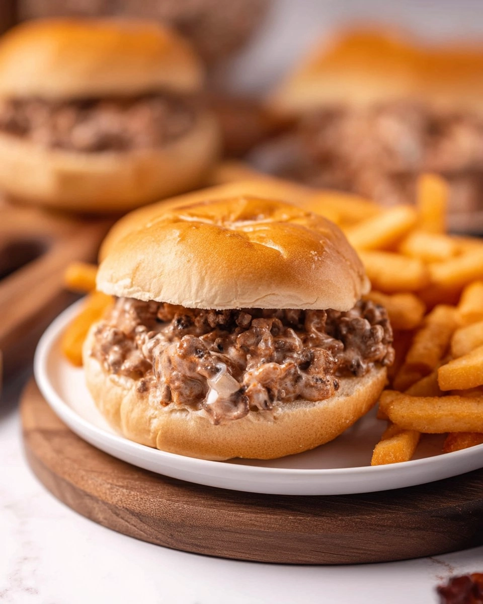 Hamburger Stroganoff Sloppy Joes
