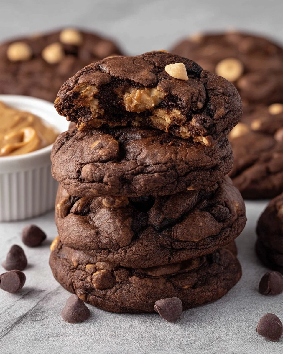 Levain Bakery Double Chocolate Peanut Butter Chip Cookies