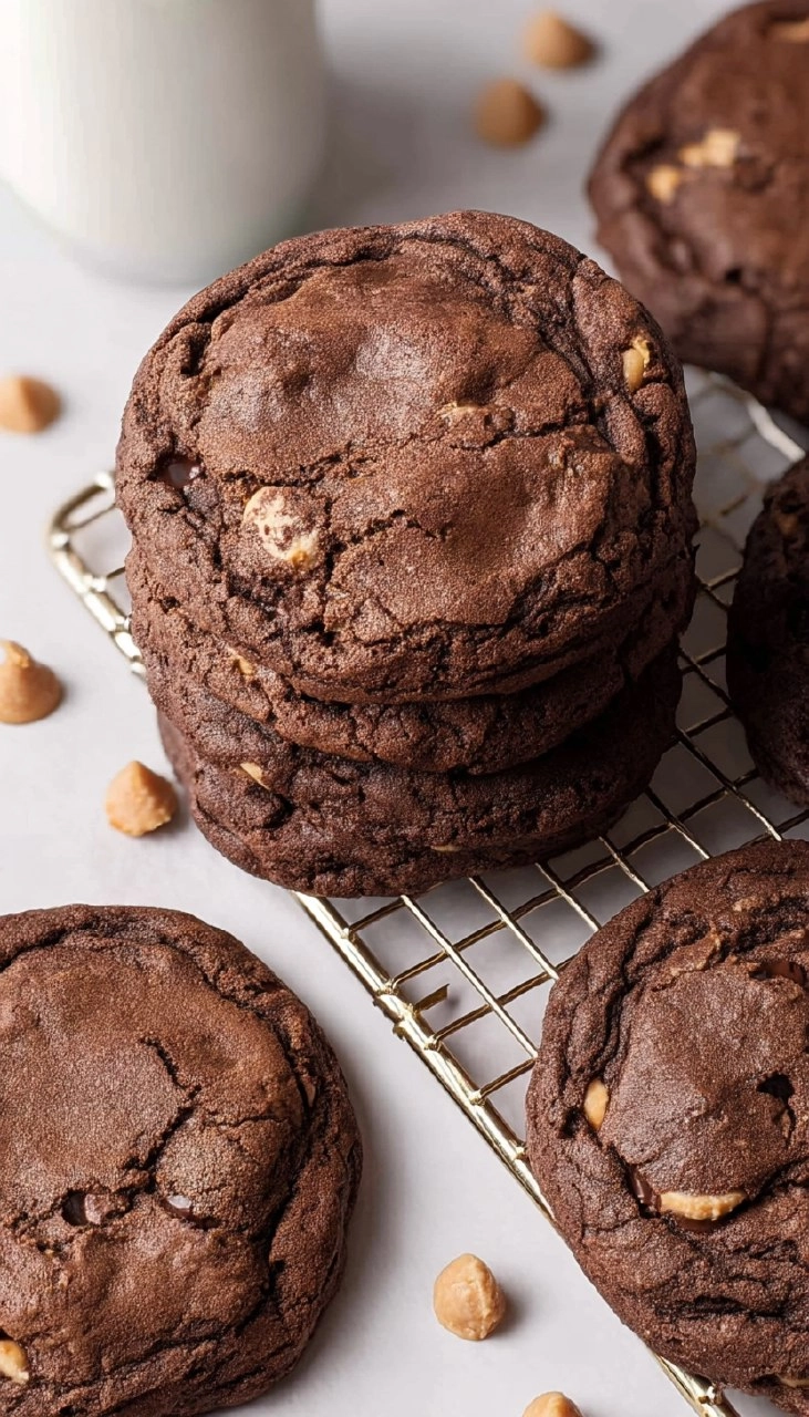 Levain Bakery Double Chocolate Peanut Butter Chip Cookies