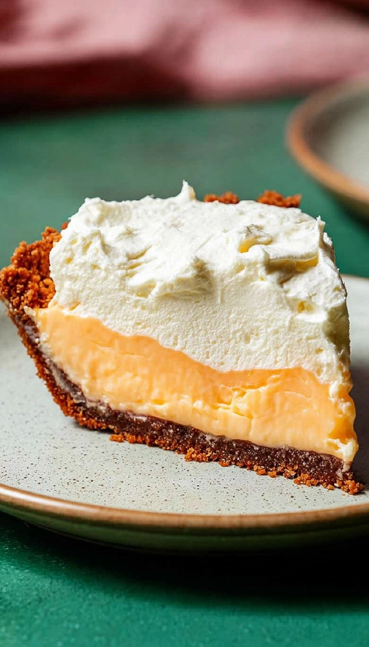 Meyer Lemon Pie with Honey Graham Cracker Crust