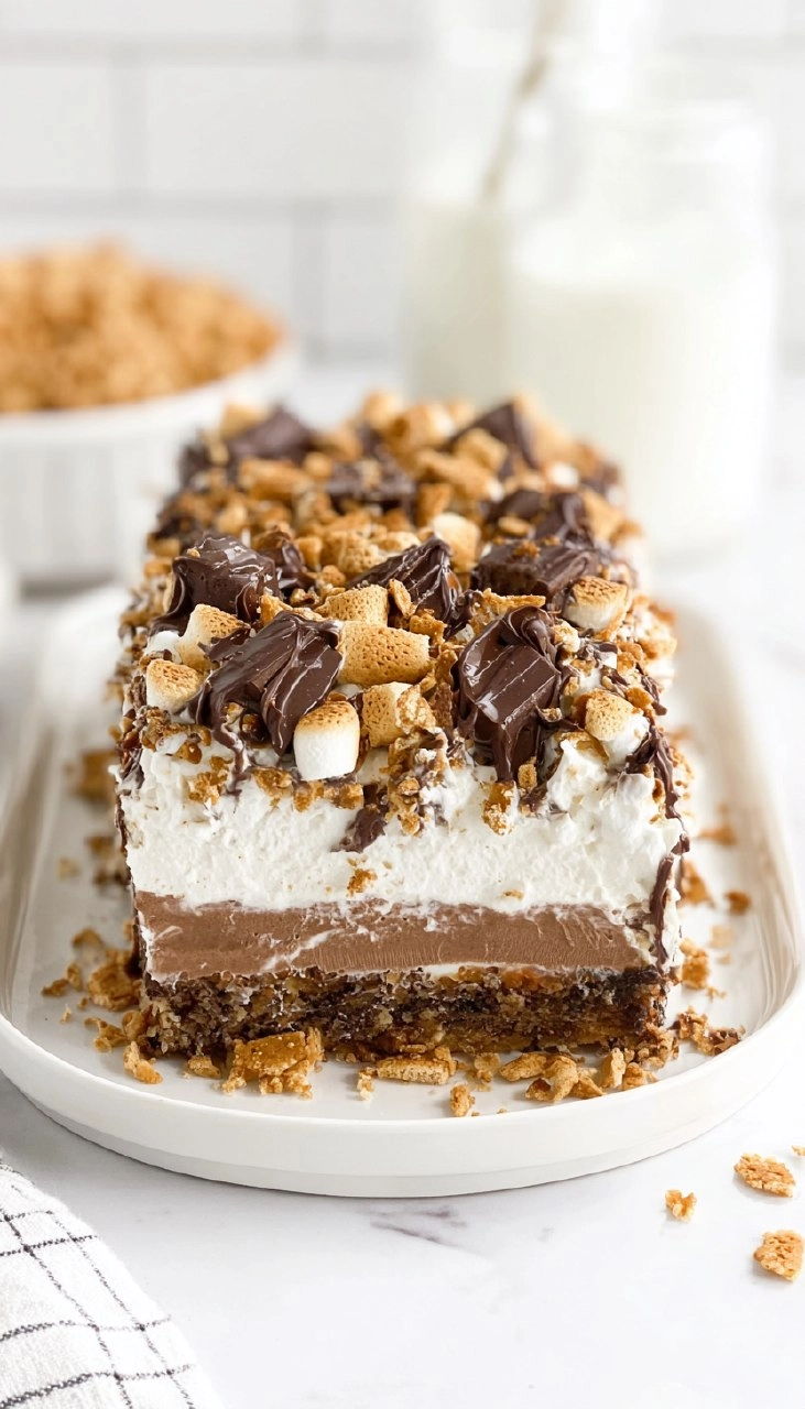 S'mores Ice Cream Cake